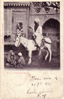 Love in Egypt, ca. 1905.