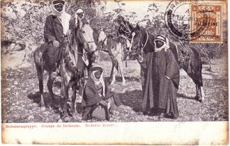 Bedouin escort, 1921.