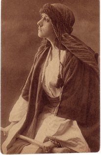Bedouin girl from Palestine, 1921.