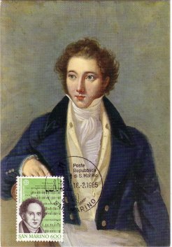 Vincenzo Bellini, Maximum Card from Italy, 1985