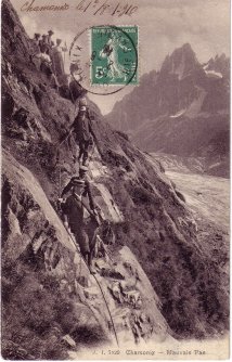 Postcard sent from Chamonix/Hte-Savoie, 1910.