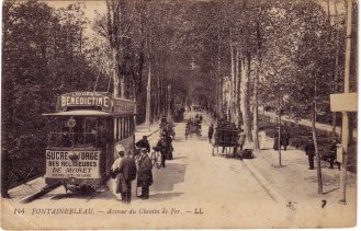 Fontainebleau, Avenue du Chemin de Fer, 1919.