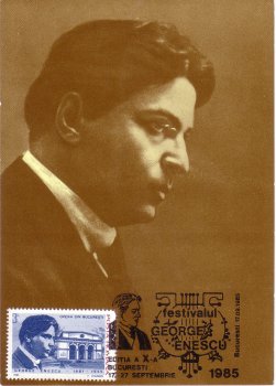 George Enescu, Maximum Card from Romania