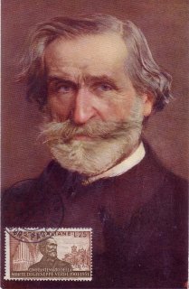 Giuseppe Verdi, Maximum Card from Italy, 1951