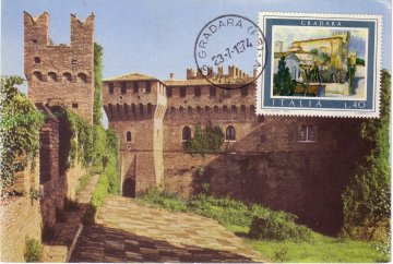 Gradara, Maximum Card from Italy, 1974