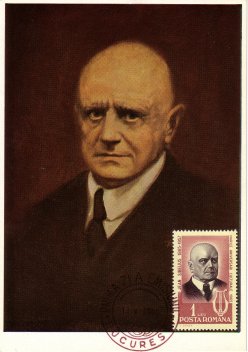 Jean Sibelius, Maximum Card from Romania, 1965