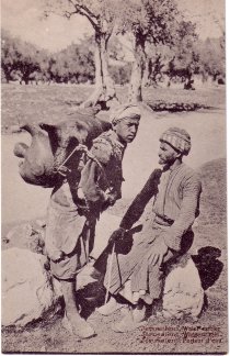Jerusalem, Water carrier, ca. 1910.