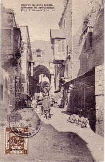 Street in Jerusalem, ca. 1910.