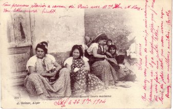 Jewish women, Constantine, Algeria, 1904.