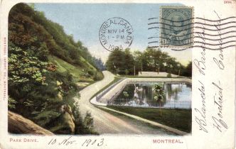 Park Drive, Montreal, 1903.