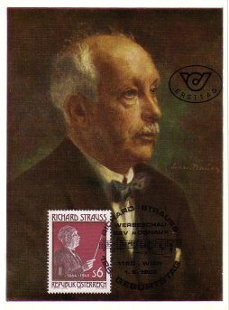 Richard Strauss, Maximum Card from Austria