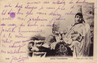 Jewish woman, Tunisia, 1905.