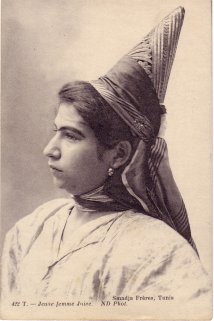 Young jewish girl, Tunisia, ca. 1910.