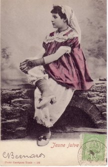 Young jewish girl, Tunisia, 1904.