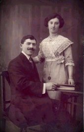 [ Heinerich and Bertha Millis, Piteshti, Romania, 1913 ]