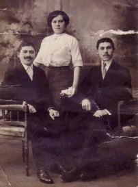 [ Heinerich, sister and Moritz Millis ]