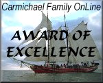 Carmichael Family OnLine - Award of Excellence