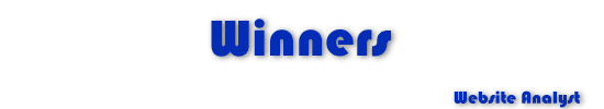 Winners of Website Analyst Award